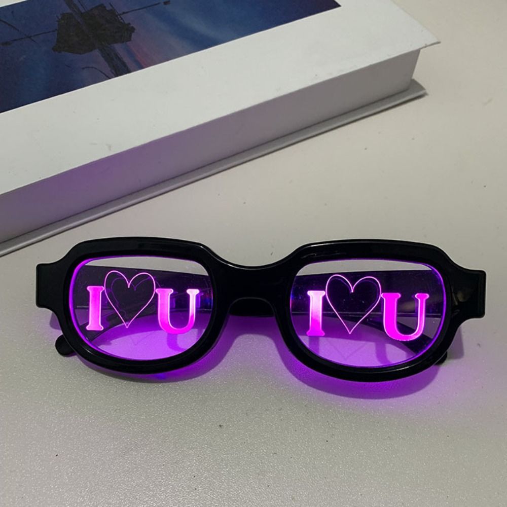 Kacamata LED Efek Khusus Berca - Glow In The Dark Party Glasses ulasan dan harga