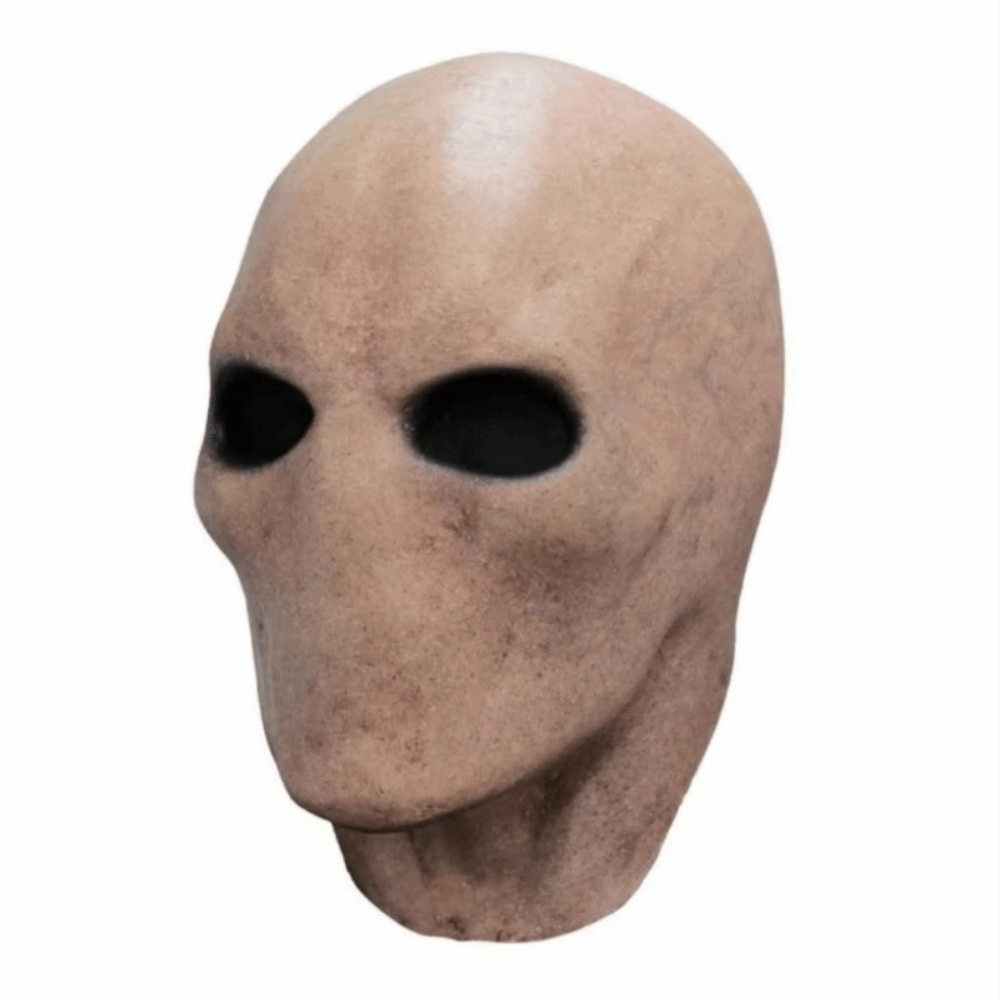Topeng Slenderman Halloween, T - Latex Alien Mask Realistic ulasan dan harga