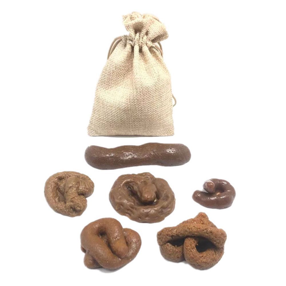6Pcs Mainan Antistress Kotoran - Fake Poop Gag Gift ulasan dan harga