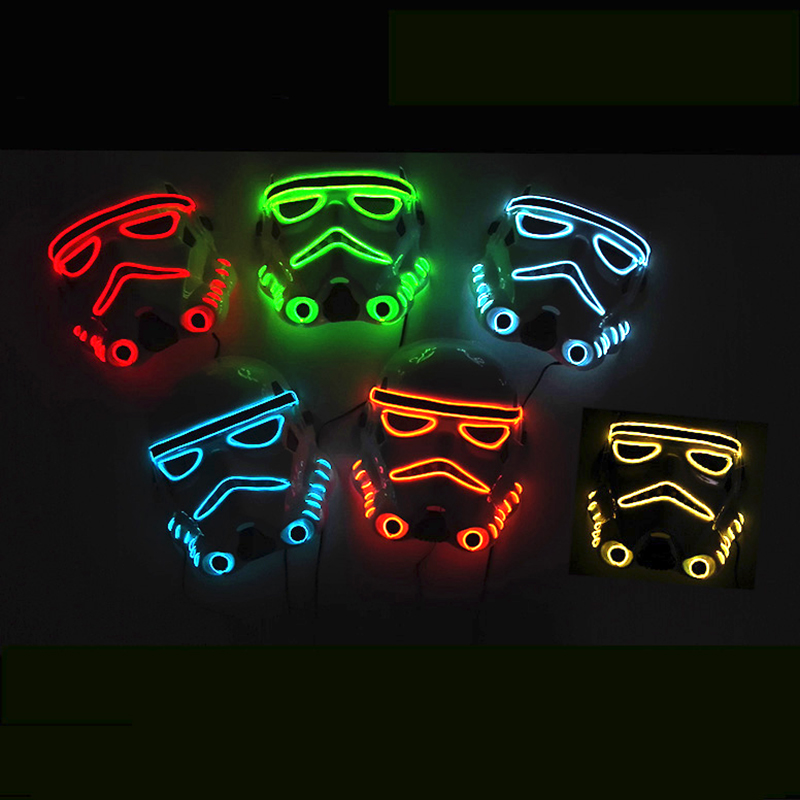 Masker Malam Pesta Halloween M - Led Purge Mask Halloween ulasan dan harga