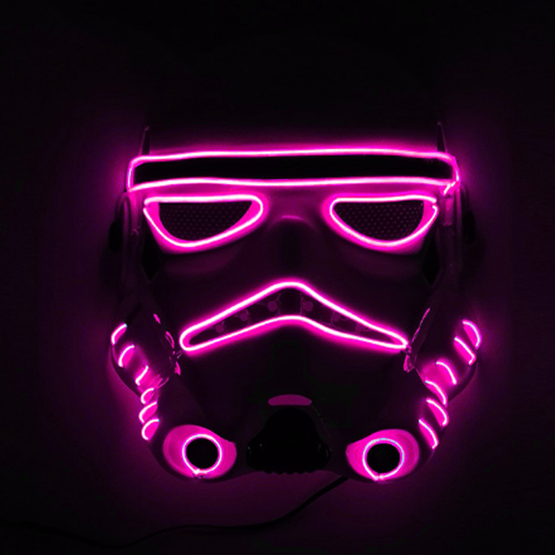 Masker Malam Pesta Halloween M - Led Purge Mask Halloween ulasan dan harga